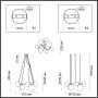 Подвесная люстра Nuvola 4276/7