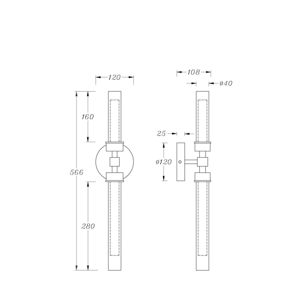 Бра Stelo MOD116WL-L7B3K