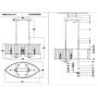 Подвесная люстра Lenora LH3062/6PO-CO-CL