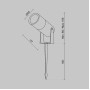Грунтовый светильник Bern O050FL-L5GF3K
