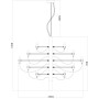 Подвесная люстра Molto 8030/17 LM-30